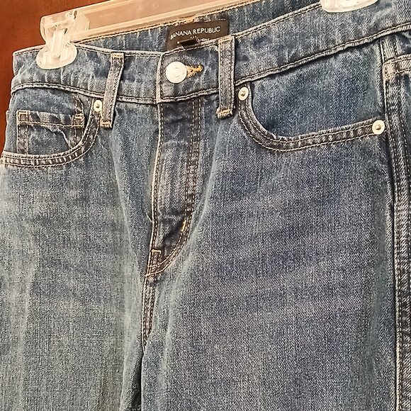 BANANA REPBULIC High-Rise Straight Leg Jeans 26/2 -Like New - Picture 9 of 9